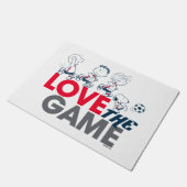 Erdnussbande - Liebe Fußmatte (Schrägansicht)