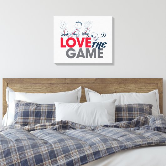 Erdnussbande - Liebe Leinwanddruck (Insitu (Schlafzimmer))