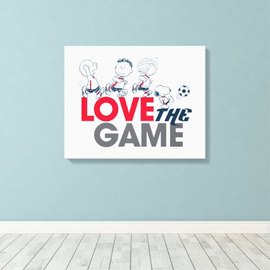 Erdnussbande - Liebe Leinwanddruck (Insitu (Holzboden))