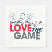 Erdnussbande - Liebe Serviette (Vorderseite)