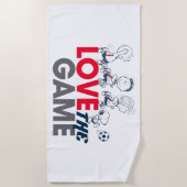 Erdnussbande - Liebe Strandtuch (Vorderseite)