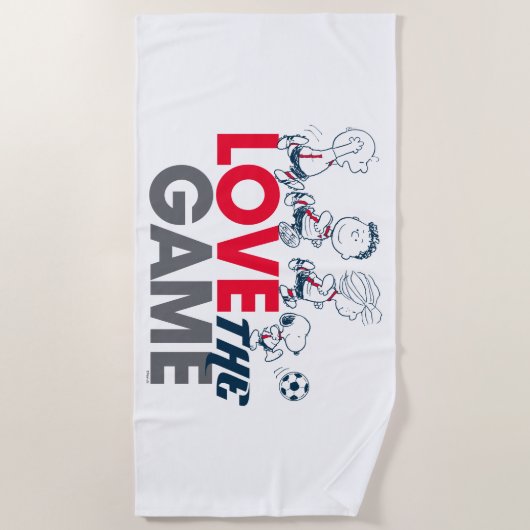 Erdnussbande - Liebe Strandtuch (Vorderseite)