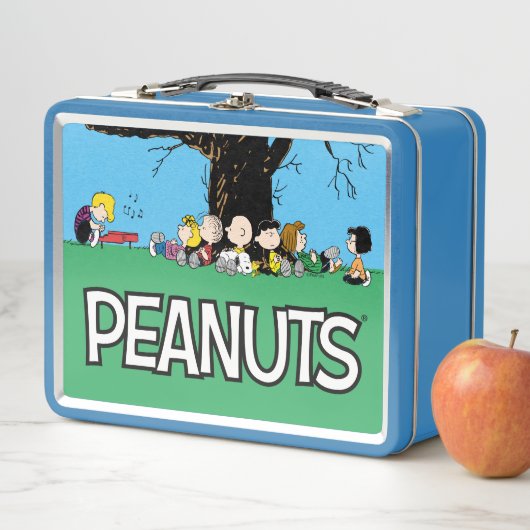 Erdnussbande unter einem Baum Metall Brotdose (Beispiel)