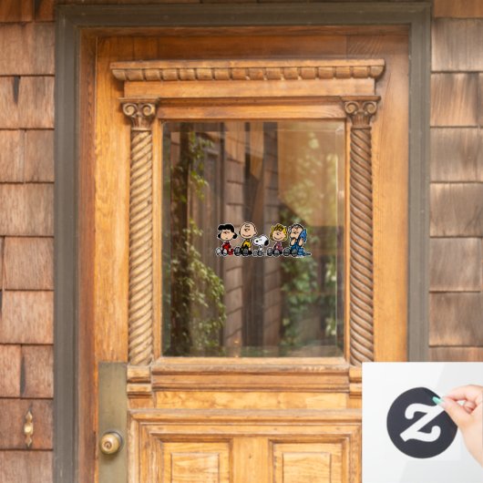 Erdnussbande zusammensitzen fensteraufkleber (Haustür)
