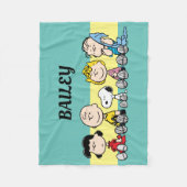 Erdnussbande zusammensitzen fleecedecke (Vorderseite)