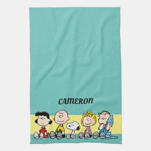 Erdnussbande zusammensitzen geschirrtuch (Vertikal)