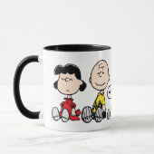 Erdnussbande zusammensitzen tasse (Links)