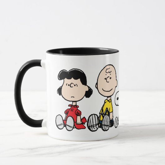 Erdnussbande zusammensitzen tasse (Links)