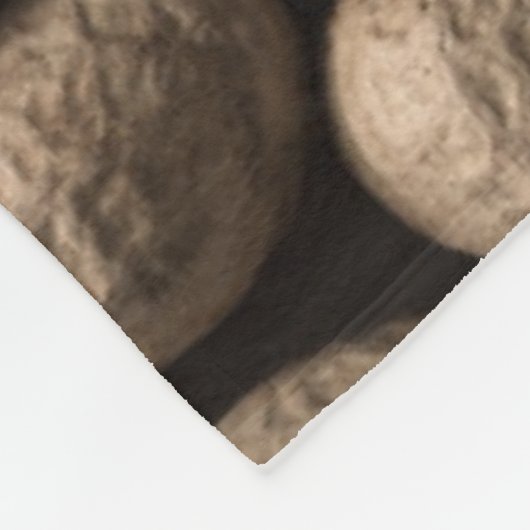 Erdnussbaum Fleecedecke (Ecke)