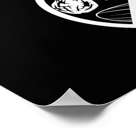 Erdnussbaum-fruchtfreie Zone, Nut frei Poster (Ecke)