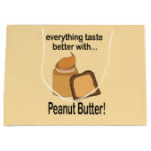 Erdnussbrot Niedliche Geburtstag Große Geschenktüte (Vorderseite)