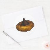 Erdnussbutter Blossom Weihnachtskoch Backkost Runder Aufkleber (Umschlag)