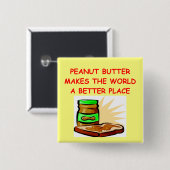 Erdnussbutter Button (Vorne & Hinten)