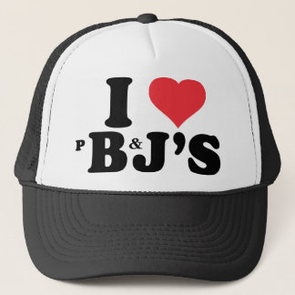 Erdnussbutter der Liebe I und das Shirt des Gelees Truckerkappe