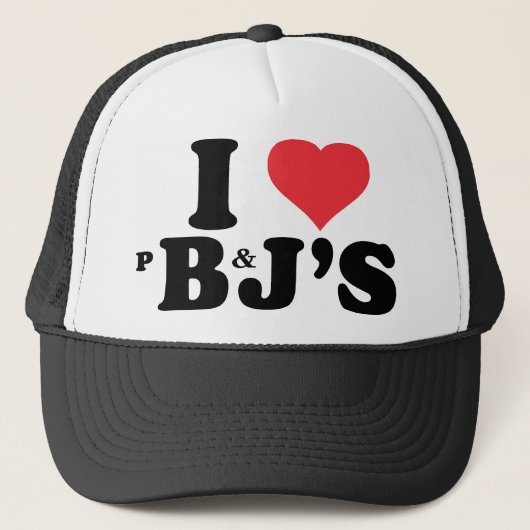 Erdnussbutter der Liebe I und das Shirt des Gelees Truckerkappe (Vorderseite)