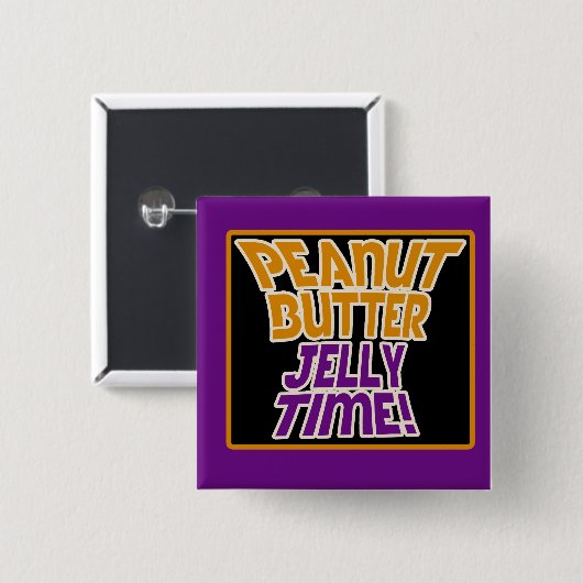 Erdnussbutter-Gelee Button (Vorne & Hinten)
