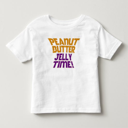 Erdnussbutter-Gelee Kleinkind T-shirt (Vorderseite)