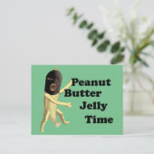 Erdnussbutter-Gelee Postkarte (Stehend Vorderseite)