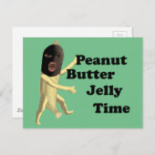 Erdnussbutter-Gelee Postkarte (Vorne/Hinten)