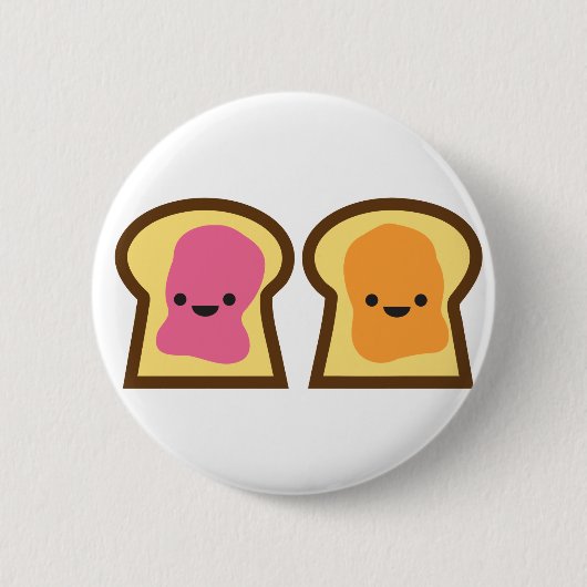 Erdnussbutter-Gelee-Zeit! Button (Vorderseite)