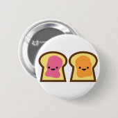 Erdnussbutter-Gelee-Zeit! Button (Vorne & Hinten)