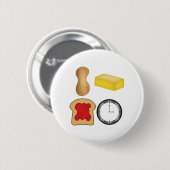 Erdnussbutter-Gelee-Zeit! Button (Vorne & Hinten)