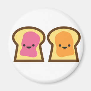 Erdnussbutter-Gelee-Zeit! Magnet