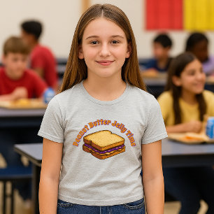 Erdnussbutter-Gelee-Zeit-Sandwich-Vorlage Tri-Blend Shirt