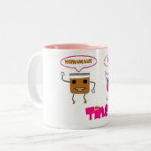 Erdnussbutter-Gelee ZEIT Zweifarbige Tasse (Vorderseite Links)