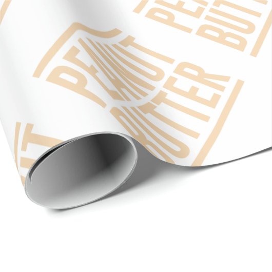 Erdnussbutter Geschenkpapier (Rolleneckpunkt)