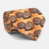Erdnussbutter höhlt Kunst Krawatte (Gerollt)