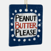 Erdnussbutter Keramikornament (Rechts)