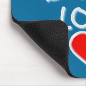 Erdnussbutter-Liebe Mousepad (Ecke)