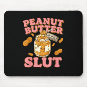 Erdnussbutter Lustige Erdnussbutter-Liebhaber-Bekl Mousepad