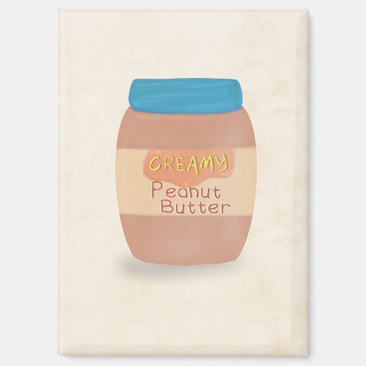Erdnussbutter Magnet (Vorderseite)