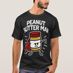 Erdnussbutter-Mann Super-Held-Kleinkind-Gelee T-Shirt