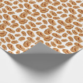Erdnussbutter-Muster Geschenkpapier (Ecke)