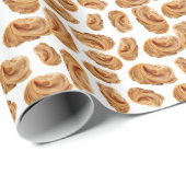 Erdnussbutter-Muster Geschenkpapier (Rolleneckpunkt)