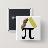 Erdnussbutter-Pi-Knopf Button (Vorne & Hinten)