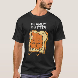 Erdnussbutter-Toast passendes Halloween-Pärchen Er T-Shirt