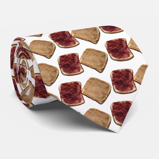 Erdnussbutter- u. Gelee-Krawatte! Krawatte (Gerollt)