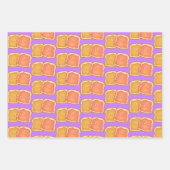 Erdnussbutter und Erdbeere Jelly Toast Geschenkpapier Set (Vorderseite 2)