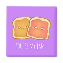 Erdnussbutter und Erdbeere Jelly Toast