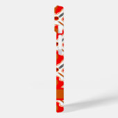 Erdnussbutter und Erdbeere - Muster Name Case-Mate iPhone Hülle (Rückseite / Links)