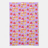 Erdnussbutter und Erdbeerjelly Geschirrtuch (Vertikal)