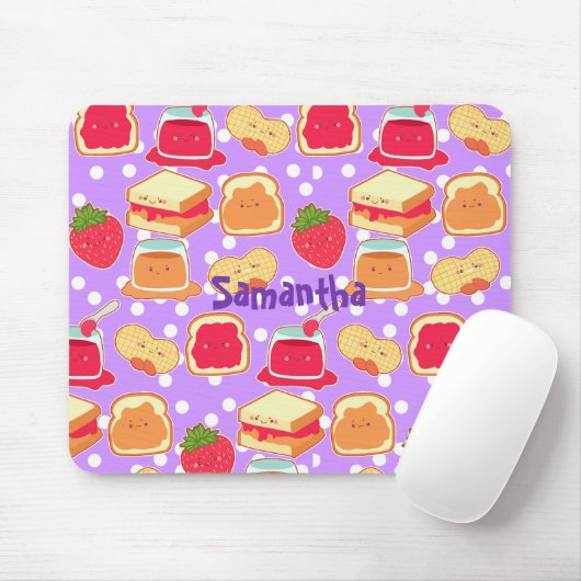 Erdnussbutter und Erdbeerjelly Mousepad (Mit Mouse)