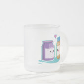 Erdnussbutter und Gelee Mattglastasse (VorderseiteRechts)