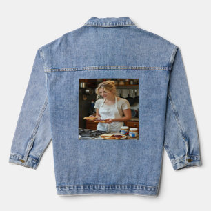 Erdnussbutter und Gelee Sandwich individuell Jeansjacke