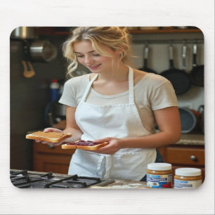 Erdnussbutter und Gelee Sandwich individuell Mousepad