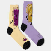 Erdnussbutter-und-Gelee-Sandwich-Kumpel Socken (Rechts)